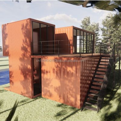 Modern ontwerp 20ft Draagbare scheepvaartcontainer Kledingwinkel Pop-up Retail Store Muur 50/75/100mm Wave Sandwich Panel