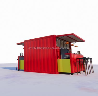 Moderne ontwerp op maat Kleur Opvouwbare Verplaatsbare Container Vlak pak voor Koffiewinkel Restaurant Huis Modulaire Keuken