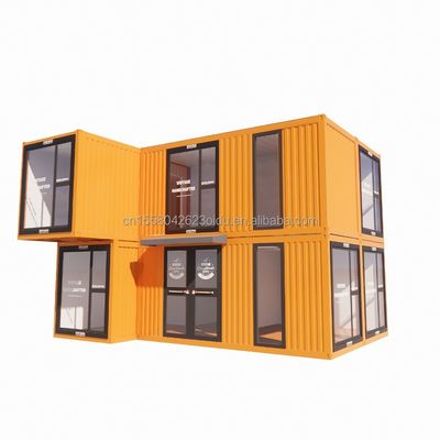 20ft/40ft Prefab Modulaire Kleine Kit Set Kabine Huizen Container Huis Moderne Design Stijl 3 Slaapkamer Klaar Huis