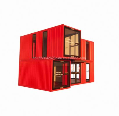 20ft/40ft Prefab Modulaire Kleine Kit Set Kabine Huizen Container Huis Moderne Design Stijl 3 Slaapkamer Klaar Huis