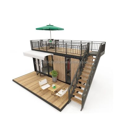 Modern ontwerp 20ft op maat gemaakt Container Tuin Coffeeshop Verhuisbare Bar Cafe Store Buiten Steel Sandwich Panel