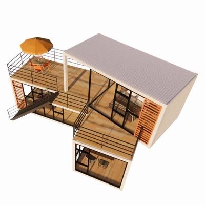 Muur 50/75/100mm Wave Sandwich Panel Draagbaar Huis Mobiele Huizen Prefab kantoorgebouw voor luxe container Hotelkeukens