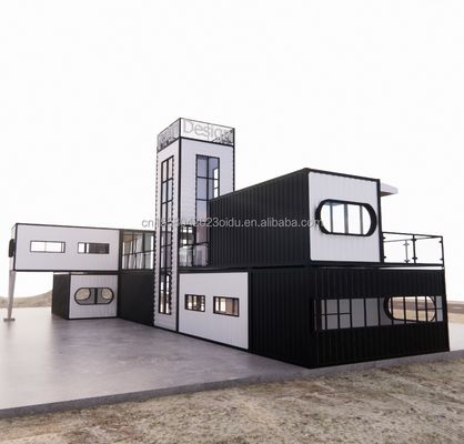 Gegalvaniseerde stalen vierkantbuizen Containerwinkel Transportcontainer Draagbare winkelcontainer 3D-modelontwerp