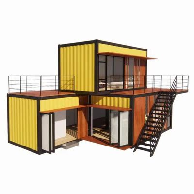 Op maat gemaakte kleur Moderne luxe geprefabriceerde stalen huizen met toilet winkel Op maat gemaakte selectie