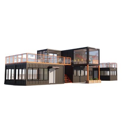 Goedkope mooie huis met muren Meerdere combinaties van 20ft prefab huis kleine huizen container in aangepaste kleur