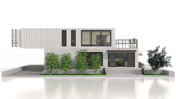 Opvouwbare Puerto Rico Living 40ft Luxe Pack Shipping Container Modulaire Huizen Prefabricadas Pre Fab Huis voor de markt
