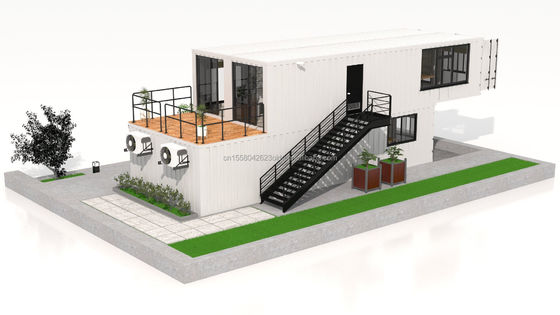 Opvouwbare Puerto Rico Living 40ft Luxe Pack Shipping Container Modulaire Huizen Prefabricadas Pre Fab Huis voor de markt