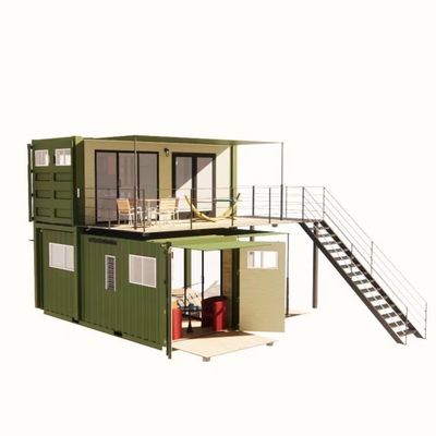 20ft of 40ft vouwbaar Puerto Rico Living Luxe Flat Pack Shipping Container Huizen Modulaire Prefabricates Pre Fab Huis