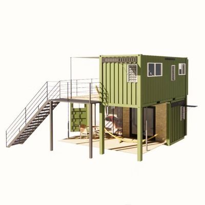 20ft of 40ft vouwbaar Puerto Rico Living Luxe Flat Pack Shipping Container Huizen Modulaire Prefabricates Pre Fab Huis