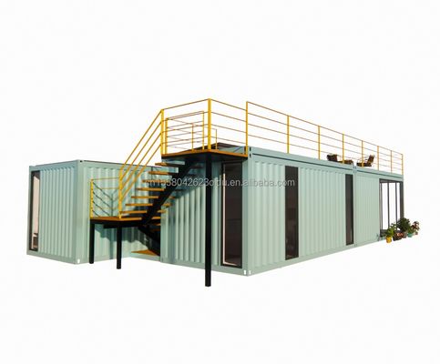 20ft/40ft voorgefabriceerde draagbare opvouwbare uitbreidbare container Kleine mobiele woning met 3 slaapkamers