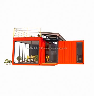 20ft/40ft voorgefabriceerde draagbare opvouwbare uitbreidbare container Kleine mobiele woning met 3 slaapkamers
