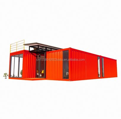 20ft/40ft voorgefabriceerde draagbare opvouwbare uitbreidbare container Kleine mobiele woning met 3 slaapkamers