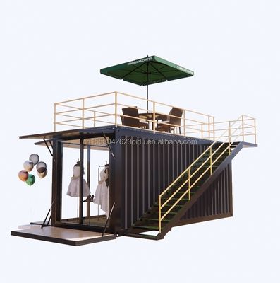 Supermarkt Prefabricated Container Store voor Family Coffee Bar in modulair ontwerp