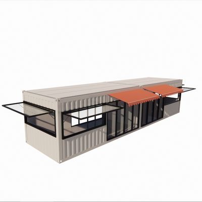 20ft 40ft Draagbare Kiosk Gemodificeerde Prefab Modulaire Koffiewinkel Verzending Container Bar Transformeren van uw badkamer ervaring