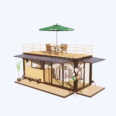 Supermarkt Prefabricated Container Store voor Family Coffee Bar in modulair ontwerp