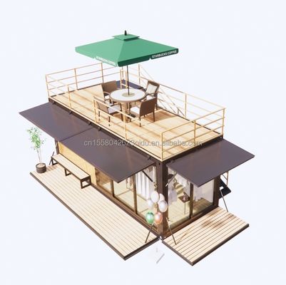 Supermarkt Prefabricated Container Store voor Family Coffee Bar in modulair ontwerp