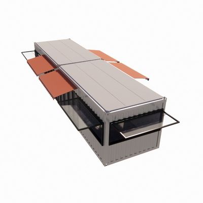 20ft 40ft Draagbare Kiosk Gemodificeerde Prefab Modulaire Koffiewinkel Verzending Container Bar Transformeren van uw badkamer ervaring