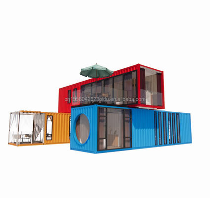 20ft 40ft staal frame gegalvaniseerd stalen buiging 180g modulair modern huis luxe container prefab huis voor hotel