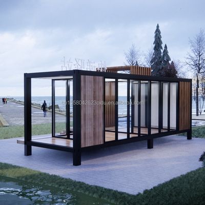 50/75/100mm Wave Sandwich Panel Muur Container Huis Prefab Mobile Villa voor modern design
