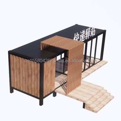 50/75/100mm Wave Sandwich Panel Muur Container Huis Prefab Mobile Villa voor modern design