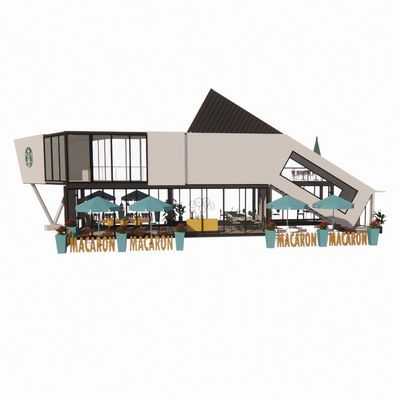 Straatgebouw Prefab Container Hotelkeukens voor prefab kantoor en mobiele woningen