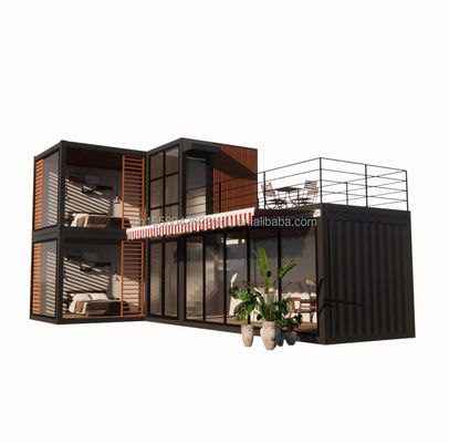 Design Staalstructuur Modulaire villa Gemakkelijk te monteren Moderne woning Luxecontainer Prefabricated Houses Flat Pack Container