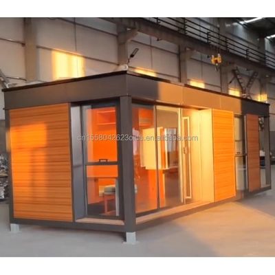 EU CE-gecertificeerd Prefabricated Luxury Bedroom Container Home Sandwich Panel Studio Hotel House Customized Kleur