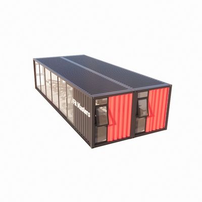 40ft Prefab Shipping Container Bar met 50/75/100mm Wave Sandwich Panel Wanden