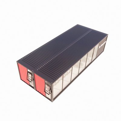 40ft Prefab Shipping Container Bar met 50/75/100mm Wave Sandwich Panel Wanden