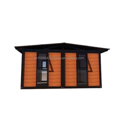 Afneembare sandwichpanelen Flat Pack Prefab Garden House voor gemakkelijke montage en transport in 20ft of 40ft container