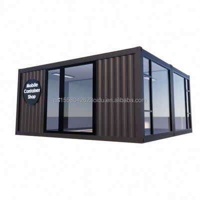 2023 Voorgefabriceerde modulaire containerhuizen met aluminiumlegeringsvensters en gegalvaniseerde stalen vierkantbuizen