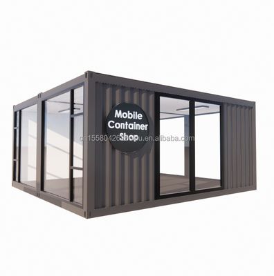 2023 Voorgefabriceerde modulaire containerhuizen met aluminiumlegeringsvensters en gegalvaniseerde stalen vierkantbuizen