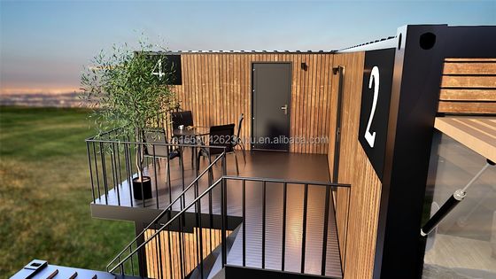 20ft Custom Flat Packaging Houten Container Prefab Huis voor Tuin Office Hotel Container Huizen