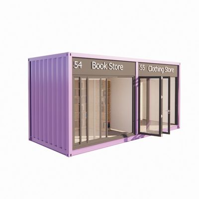 20ft Container Pop Up Coffee Shop Restaurant Mobile Container Bar met modern ontwerp en aangepaste kleur