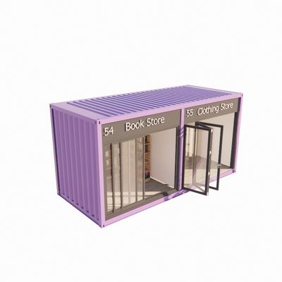 20ft Container Pop Up Coffee Shop Restaurant Mobile Container Bar met modern ontwerp en aangepaste kleur
