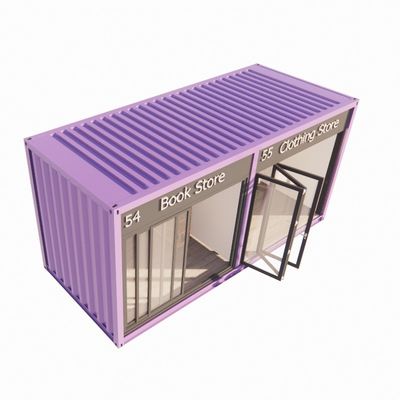 20ft Container Pop Up Coffee Shop Restaurant Mobile Container Bar met modern ontwerp en aangepaste kleur