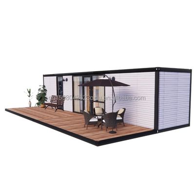 Hotel 20ft Afneembare Mini Sandwich Panel Staal Prefab Flat Pack Prefab Kleine Modulaire Tuin Huis Kit