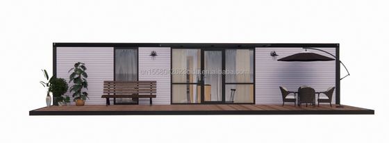 Hotel 20ft Afneembare Mini Sandwich Panel Staal Prefab Flat Pack Prefab Kleine Modulaire Tuin Huis Kit