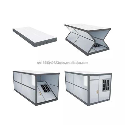 50/75/100mm Wave Sandwich Panel 20ft Flat Packaging Quick Folder Container Trailer voor uw B2B-behoeften