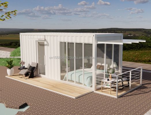 20ft staalframe gegalvaniseerd stalen buiging 180g badkamer container huis beweegbaar prefab huis voor producten