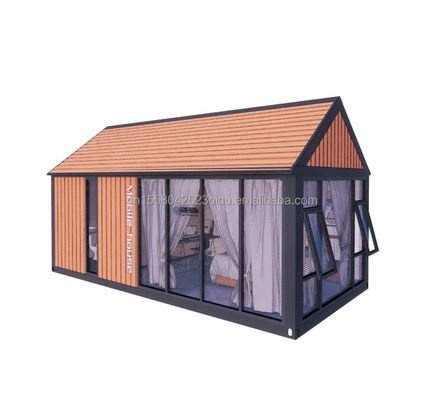 Ervaar het ultieme comfort in een 2-slaapkamer Houten Huis Hotel met muur 50/75/100mm Wave Sandwich Panel