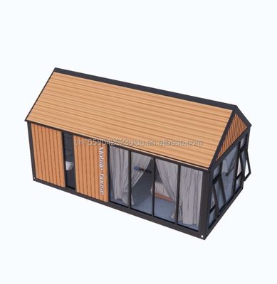 Ervaar het ultieme comfort in een 2-slaapkamer Houten Huis Hotel met muur 50/75/100mm Wave Sandwich Panel