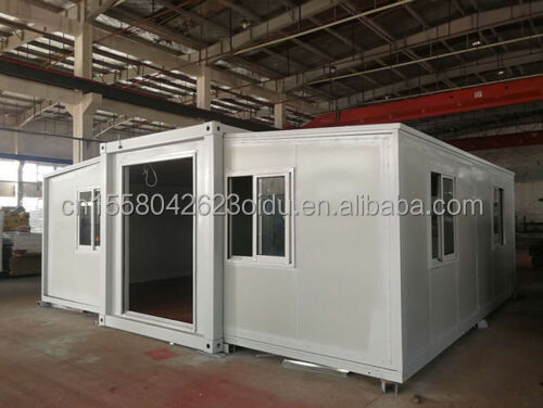Opvouwbare prefab-containerhuizen met moderne ontwerpstijl en ramen van aluminiumlegering