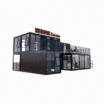20ft of 40ft Container Huizen Custom Made Bar Cafe Hotel Restaurant Winkel Verscheping Container Koffiewinkel Containerwinkel Kiosk