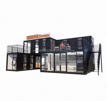 20ft of 40ft Container Huizen Custom Made Bar Cafe Hotel Restaurant Winkel Verscheping Container Koffiewinkel Containerwinkel Kiosk