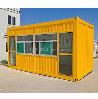 Convenience Store Kiosk Booth in Flat Pack Container voor Fast Food Restaurant en Coffee Shop Log Design