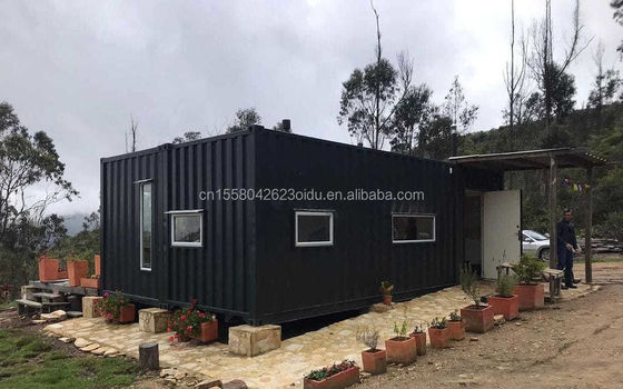 Aluminium alloy ramen en moderne design stijl binnen 20ft Luxe 2 slaapkamers Prefab Container Resort Hotel