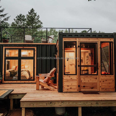 Ruime 20 voet modulaire luxe geprefabriceerde mobiele woonkamer appartement pakket tuincontainer slaapkamer voor gezinshuis