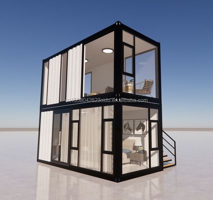 Gebouw voor kantoren Verwijderbaar opvouwbaar containerhuis voor woon- en kantoorvoorbereiding