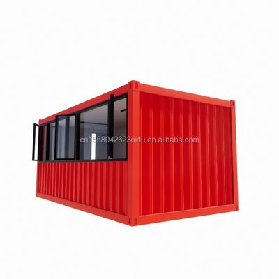 Prefab Kit Set Modulaire hutten Container Huizen 20ft of 40ft Stalen frame gegalvaniseerd stalen buigwerk 180g voor Kitset Building